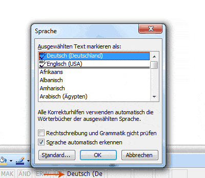 Sprache unter Windows 7 und in Word ändern